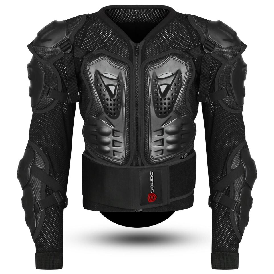 Scudo Body Armour Tam Gövde Koruma Yeleği - Siyah