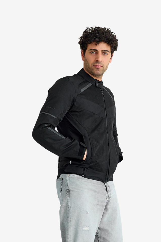 Scudo Rio Siyah 3 Mevsim Erkek Motosiklet Montu