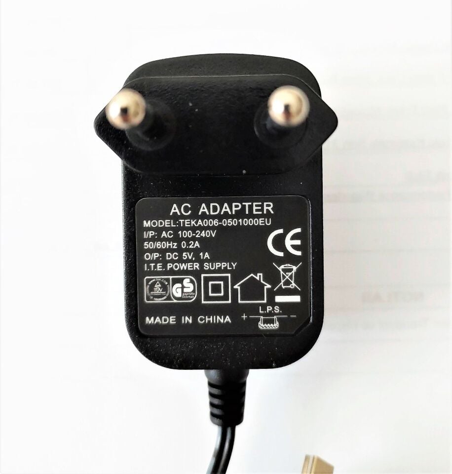 Zeus Z-Link Kask Şarj Adaptörü Mini USB 5V 1A