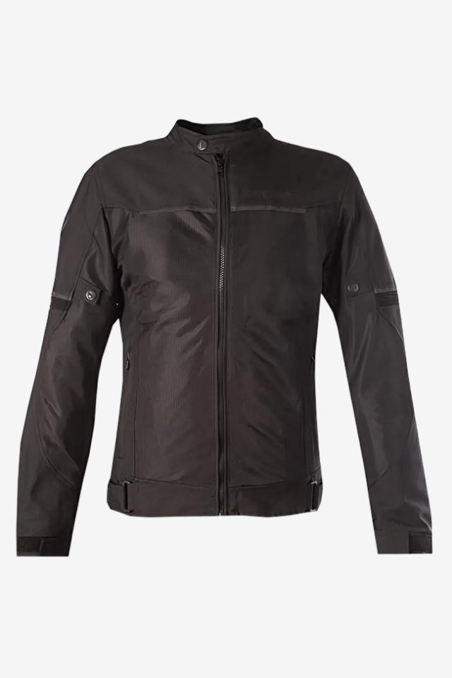 Scudo Milano Siyah Yazlık Fileli Erkek Motosiklet Montu