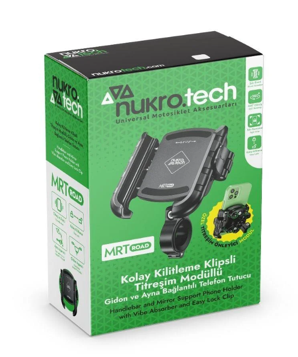 Nukrotech MRT ROAD Titreşim Modüllü Telefon Tutucu