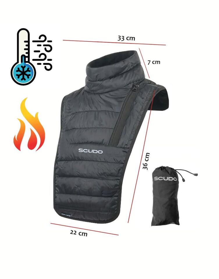 Scudo Windy Soğuk ve Rüzgar Geçirmez Motosiklet Boyunluk