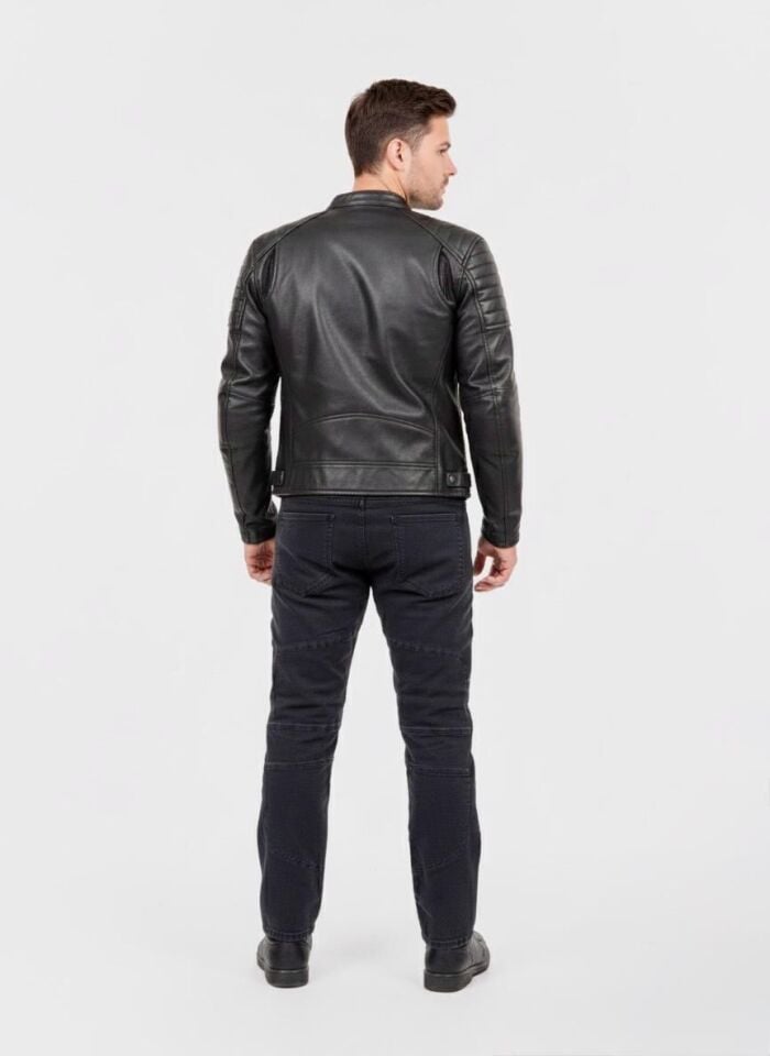 Scudo Dublin 2 Kevlar Motosiklet Kot Pantolonu Siyah