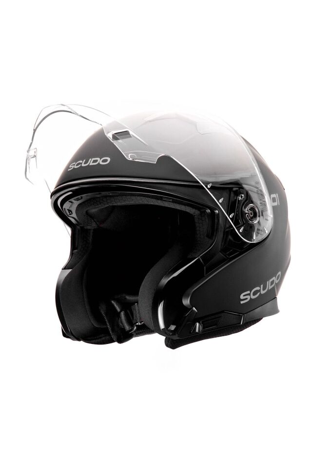 Scudo O1 Motosiklet Kaskı Şeffaf Vizörü