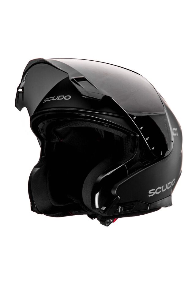 Scudo O1 Motosiklet Kaskı Siyah Vizörü