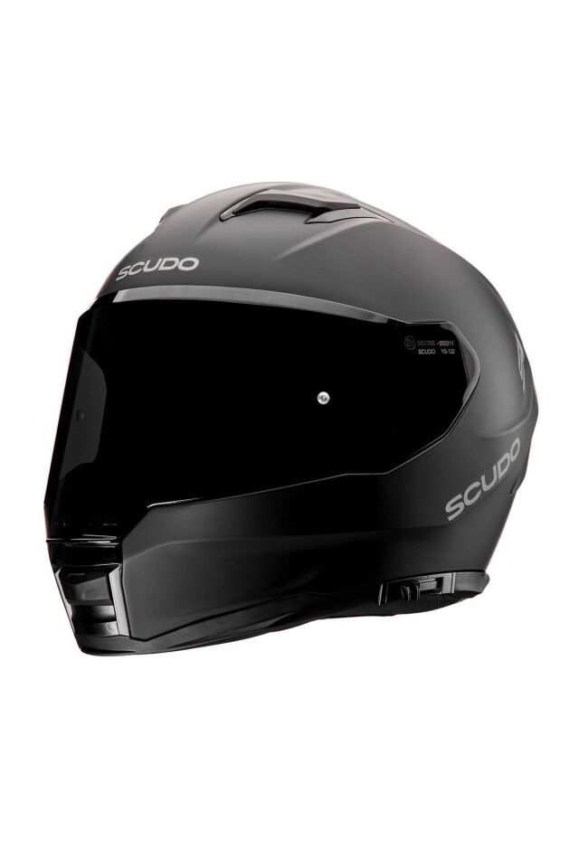 Scudo S1 Motosiklet Kaskı Siyah Vizörü