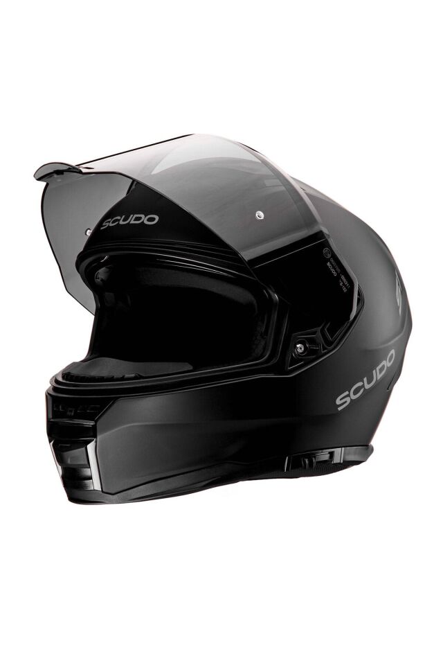 Scudo S1 Motosiklet Kaskı Siyah Vizörü