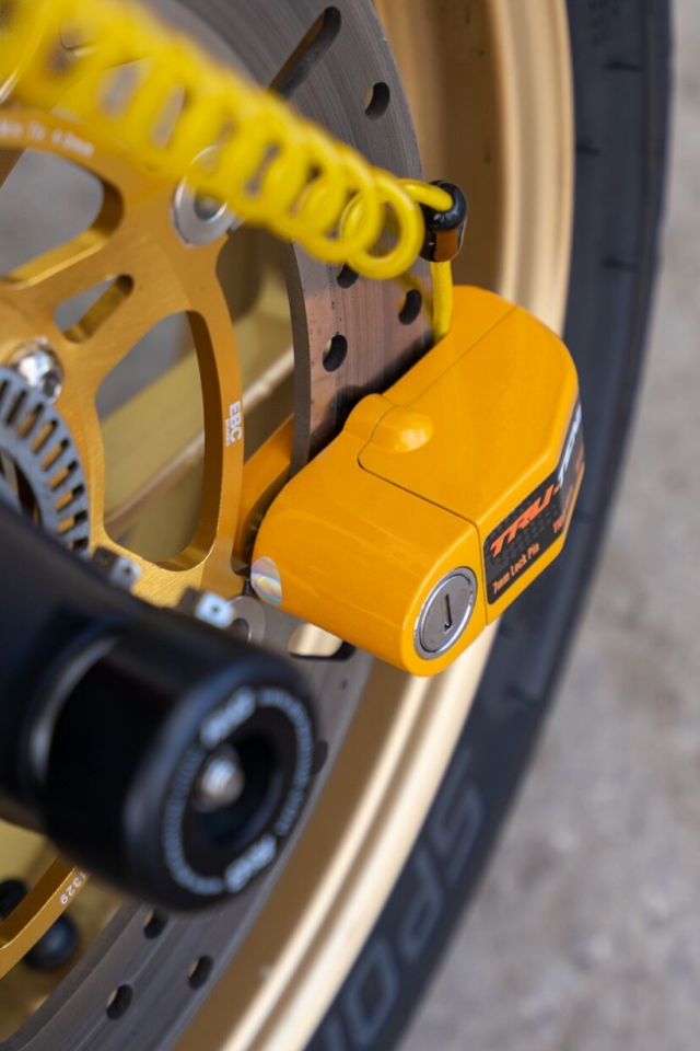 Tru-Tension M153 Motorcycle Alarm Disc Lock 110 Db Alarmlı Motosiklet Disk Kilidi