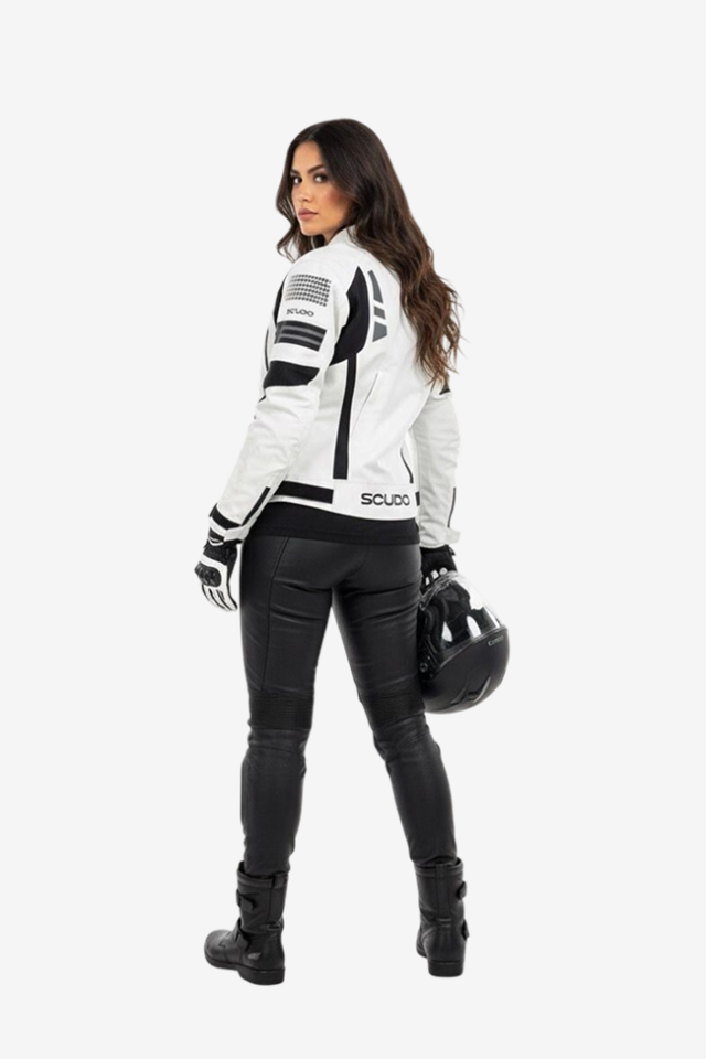 Scudo Lyon Gri 4 Mevsim Kadın Motosiklet Montu