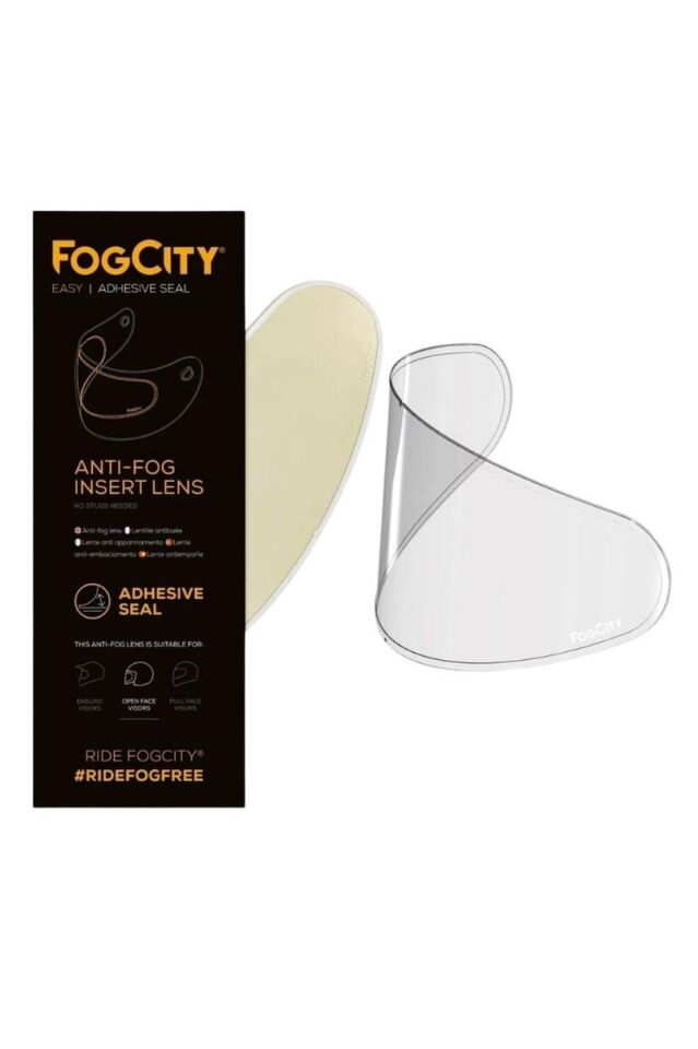 Fog City Pinlock Easy Kapalı Kask Buğu Önleyici Şeffaf Cam Small FC001